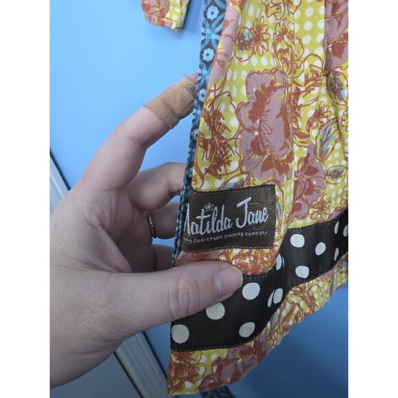 Matilda Jane (You and Me) Lovely West Palm Peasant Top -Size 8 - Picture 6 of 6